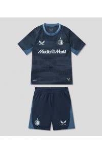 Fotbalové Dres Feyenoord Dětské Venkovní Oblečení 2025-26 Krátký Rukáv (+ trenýrky)